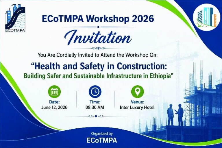 ECoTMPA Announces International Workshop on Health and Safety in Construction and Membership Renewal Notice